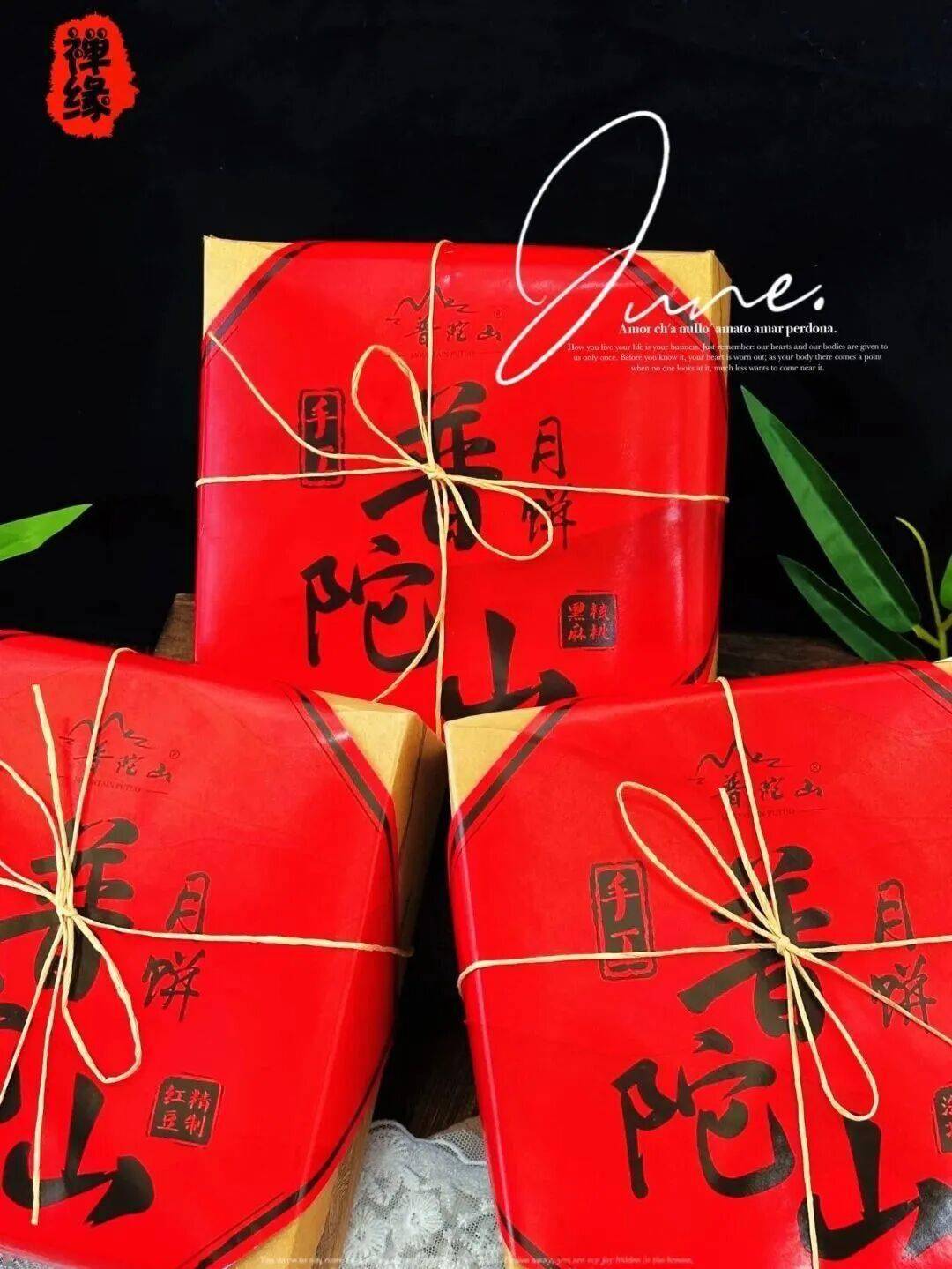 酥脆掉渣！普陀山福运月饼谁能拒绝~