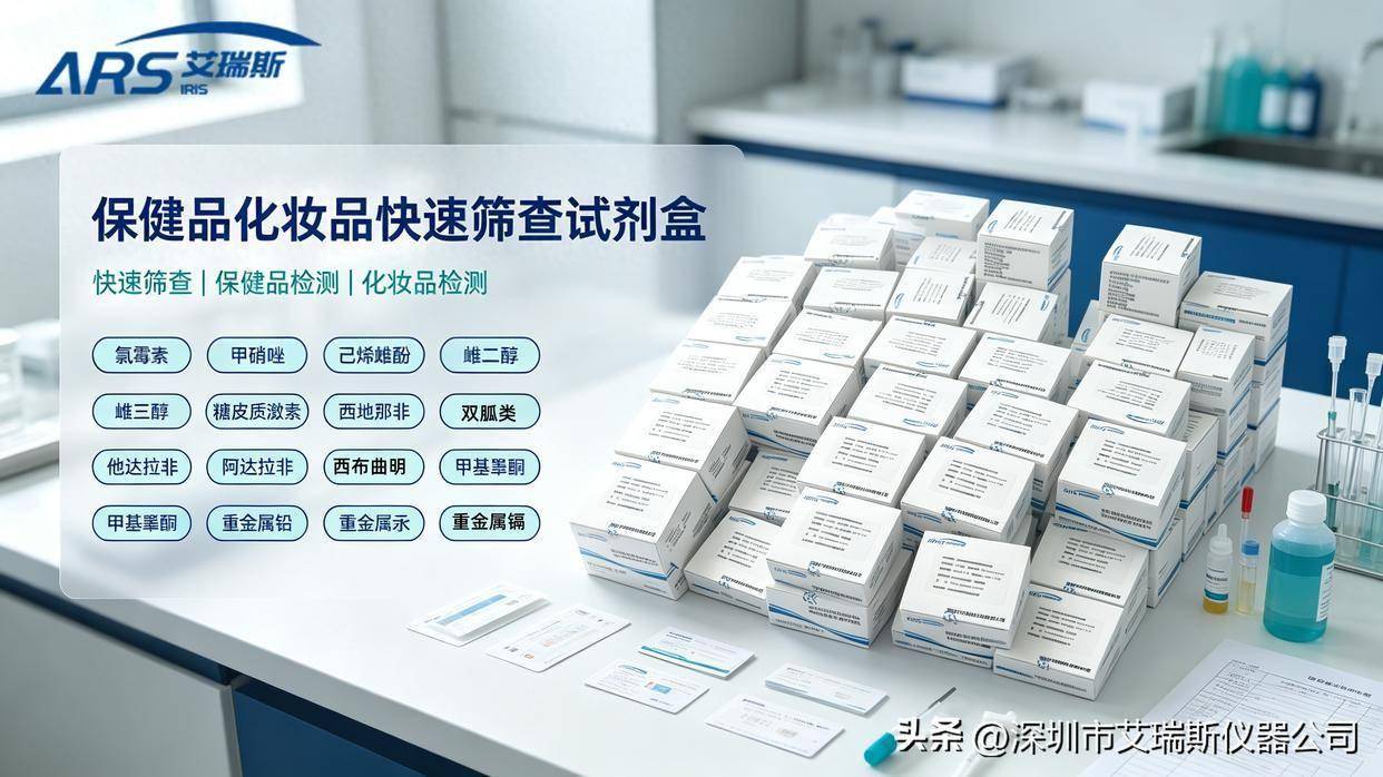 化妆品种氯霉素胶体金检测卡快筛试剂盒