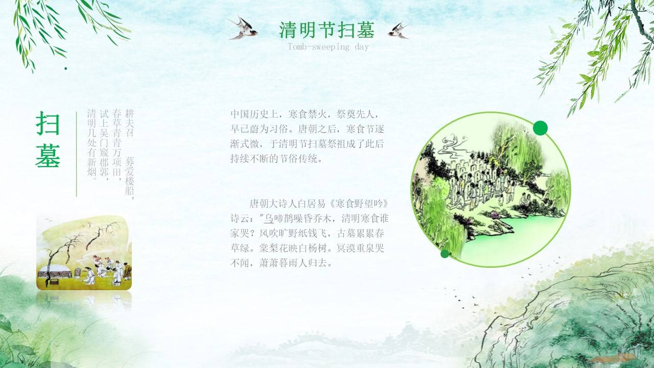 传统节日清明节教育课件ppt