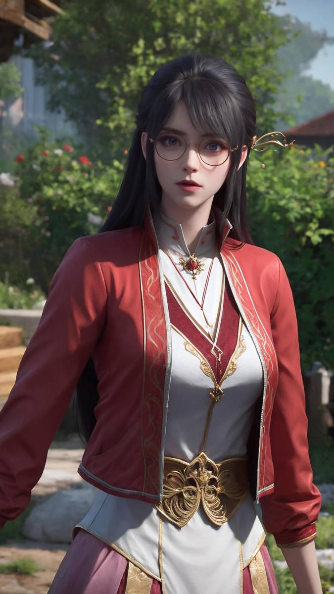 叶欣蓝ai高清手机壁纸丹塔叶家大长老叶重的孙女