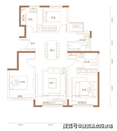 15平露臺成交價:720萬左右[下疊220平]實際使用300平左右總層高4層,1