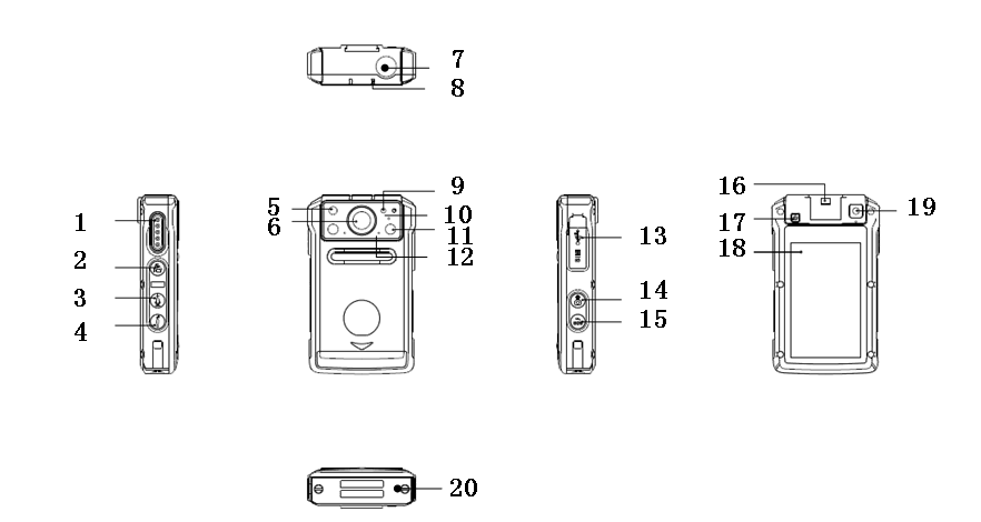 內置rtk北斗高精度定位的4g執法記錄儀bp728用戶手冊