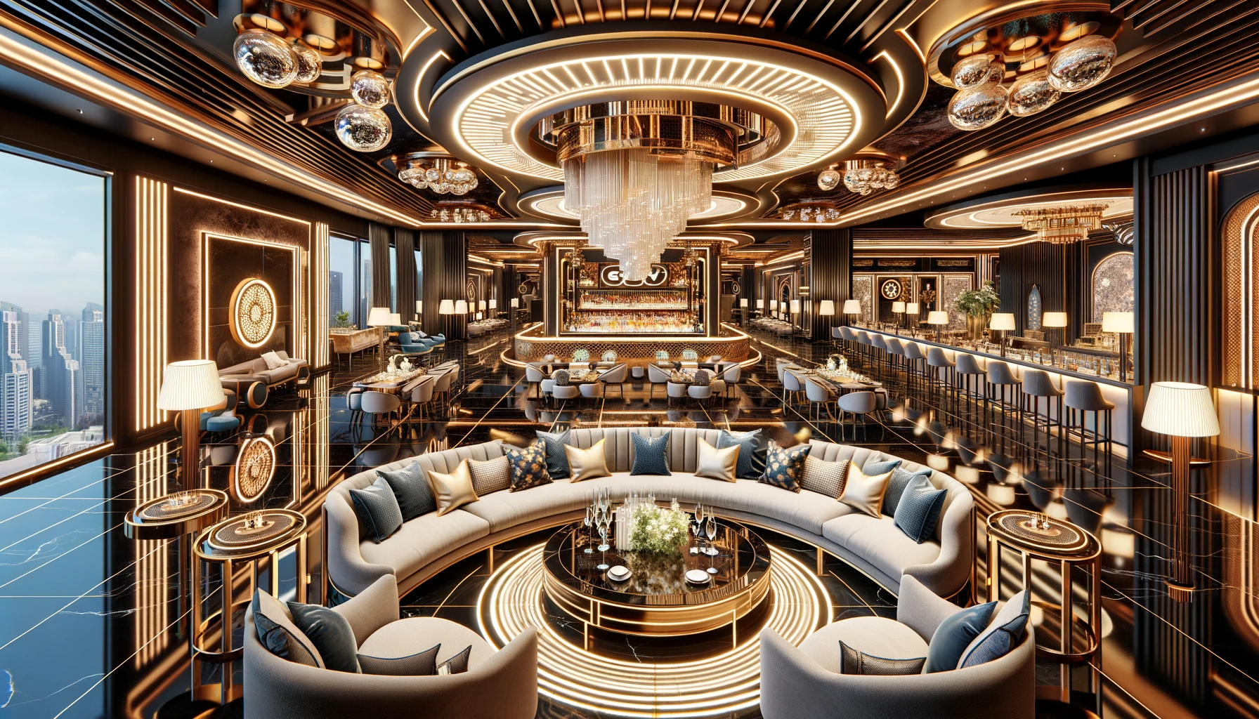 光影交错,营造未来氛围ktv的空间设计不再局限于传统的豪华或复古风格