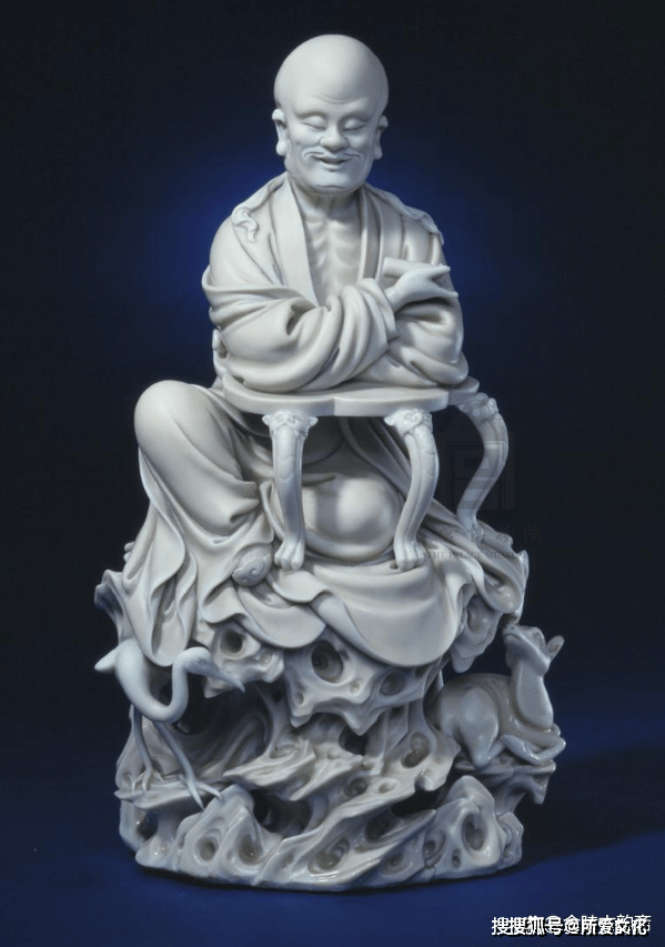 何朝宗德化白瓷观音像真品图片赏析_瓷塑_白釉_达摩