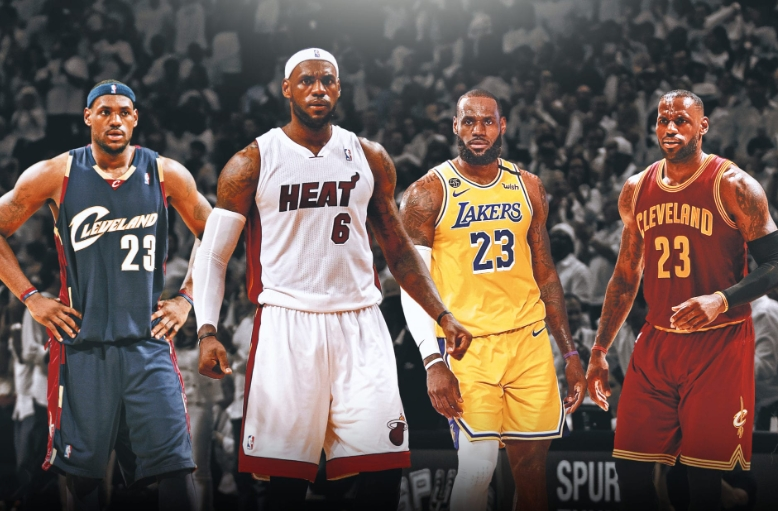 老詹生涯所在球队进攻排名引热议_lebrons_勒布朗_he