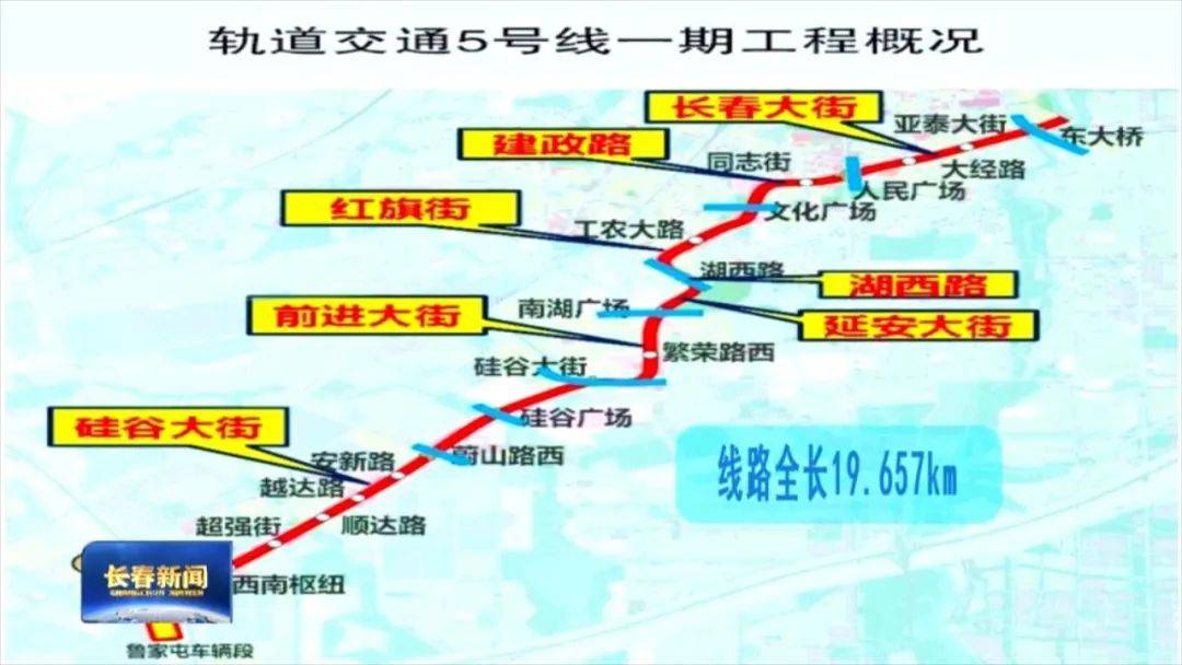 长春地铁五号线规划图片