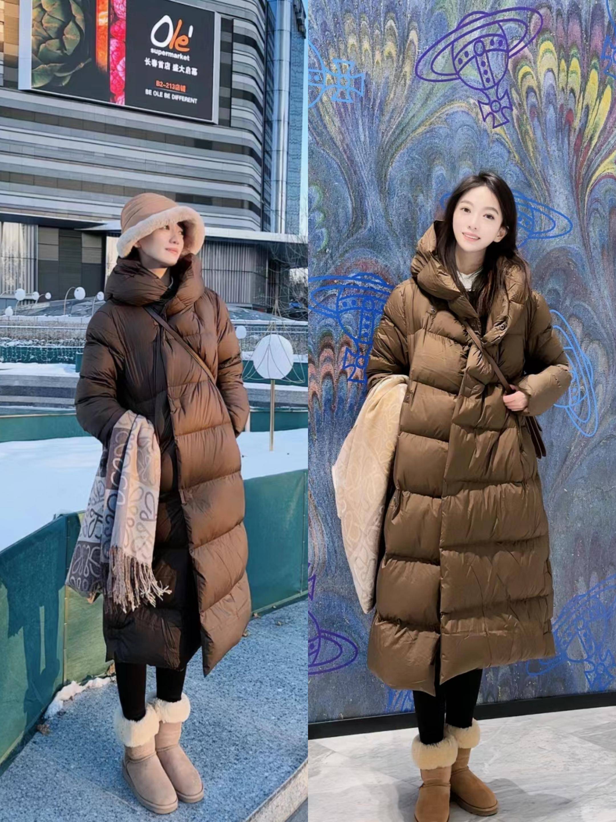 长款羽绒服 芭比裤又流行了!选择搭配时需要考虑三点!