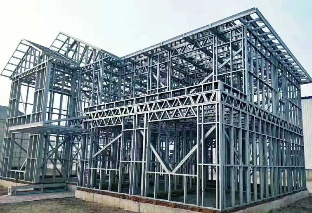 轻钢别墅自建房,农村别墅装修,旧别墅改造设计,旧别墅庭院设计_进行