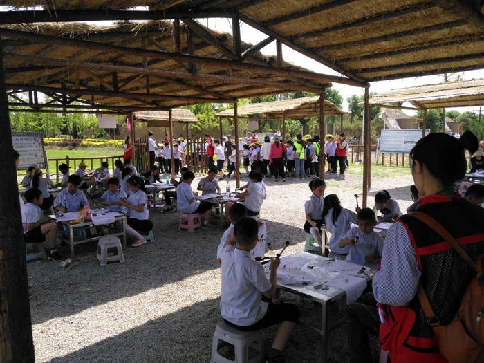 城子崖遺址博物館總佔地2萬平方米,主體建築面積4000平方米,展廳面積