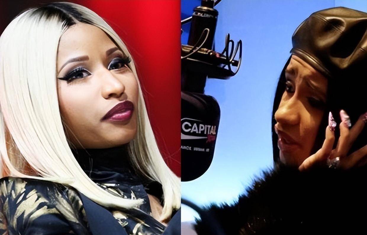 但没想到cardi b一开始就咄咄逼人,不向麻辣鸡和妮琪米娜前辈炫耀.