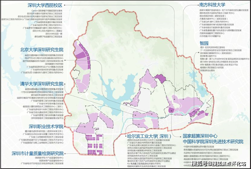 現已有南方科技大學,深圳大學西麗校區,哈爾濱工業大學,北京大學和