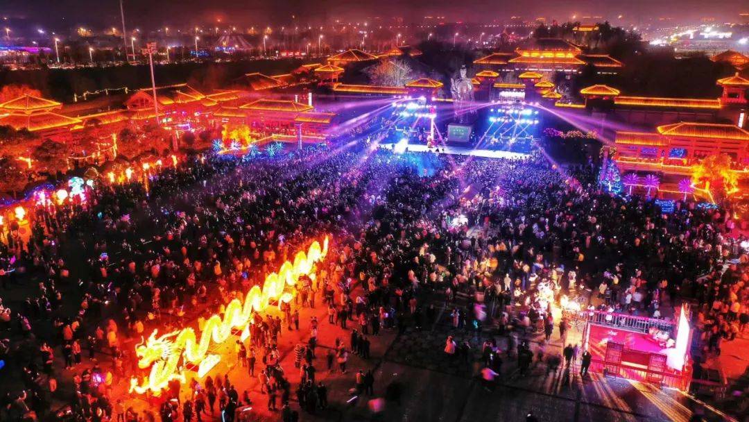 2024商丘火神台庙会非遗文化节新春灯会火热筹备中_花灯_游客_传统