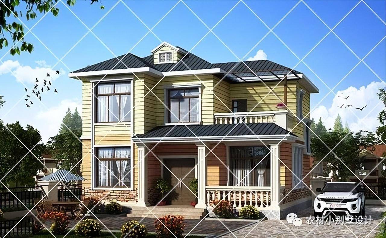 精选30套10x10米二层农村自建房小别墅,布局完美简约而不简单_设计