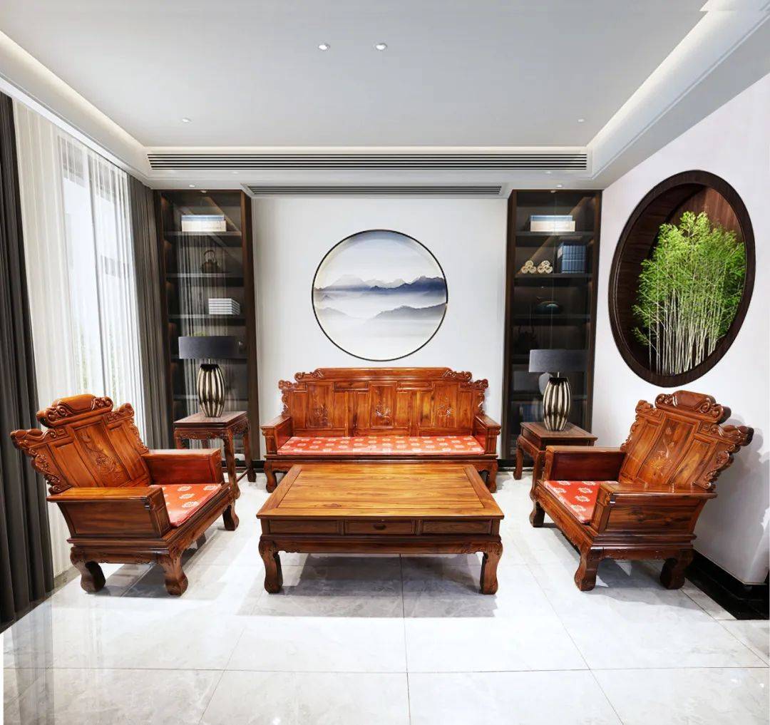 臻匠红木家具之客厅系列