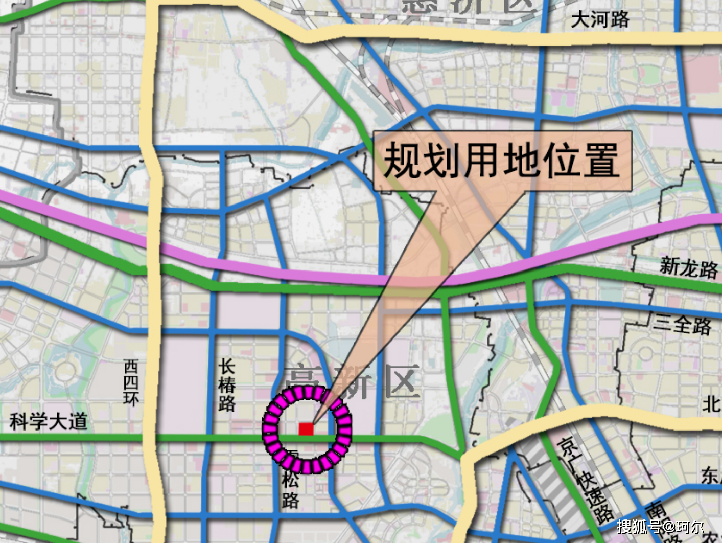 位于地铁线旁,郑州高新区第u45-k02街坊控制性详细规划公示!