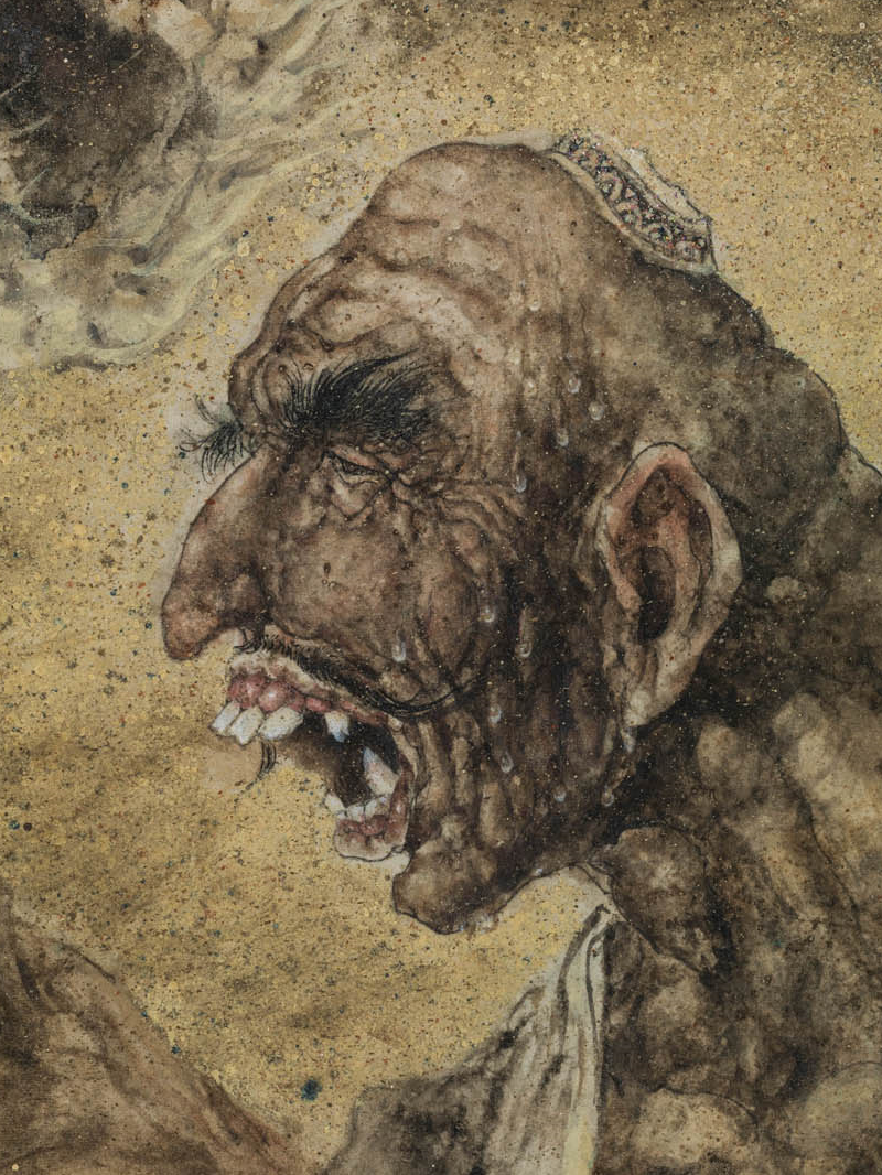 当代画家刘选让以灵魂作画笔,展现西部的"千古绝唱"震撼人心_沙漠