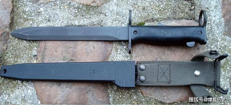 法兰西的环首刀:famas 步枪刺刀,双环设计特立独行_刀柄_法玛斯_刀鞘