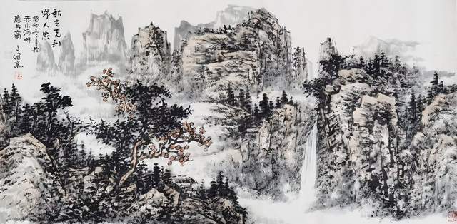 (吴昌硕弟子)影响而热爱中国画,在四伯杭州张剑维(杭州老四)处深造