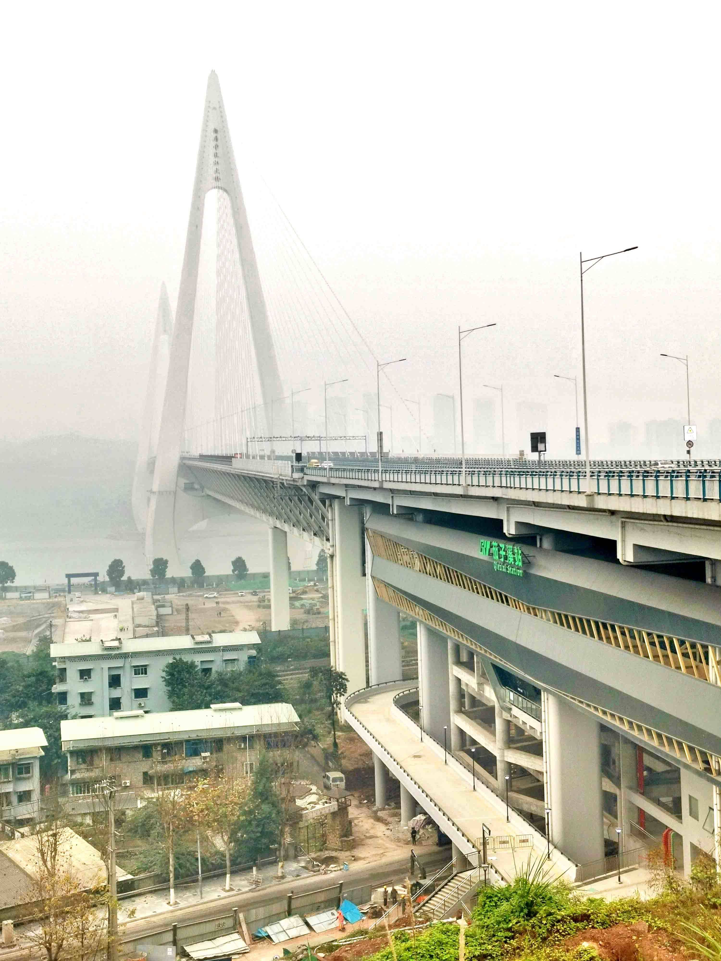 我欲乘风归去,重庆轨道18号线掠影_大桥_黄桷坪_城市