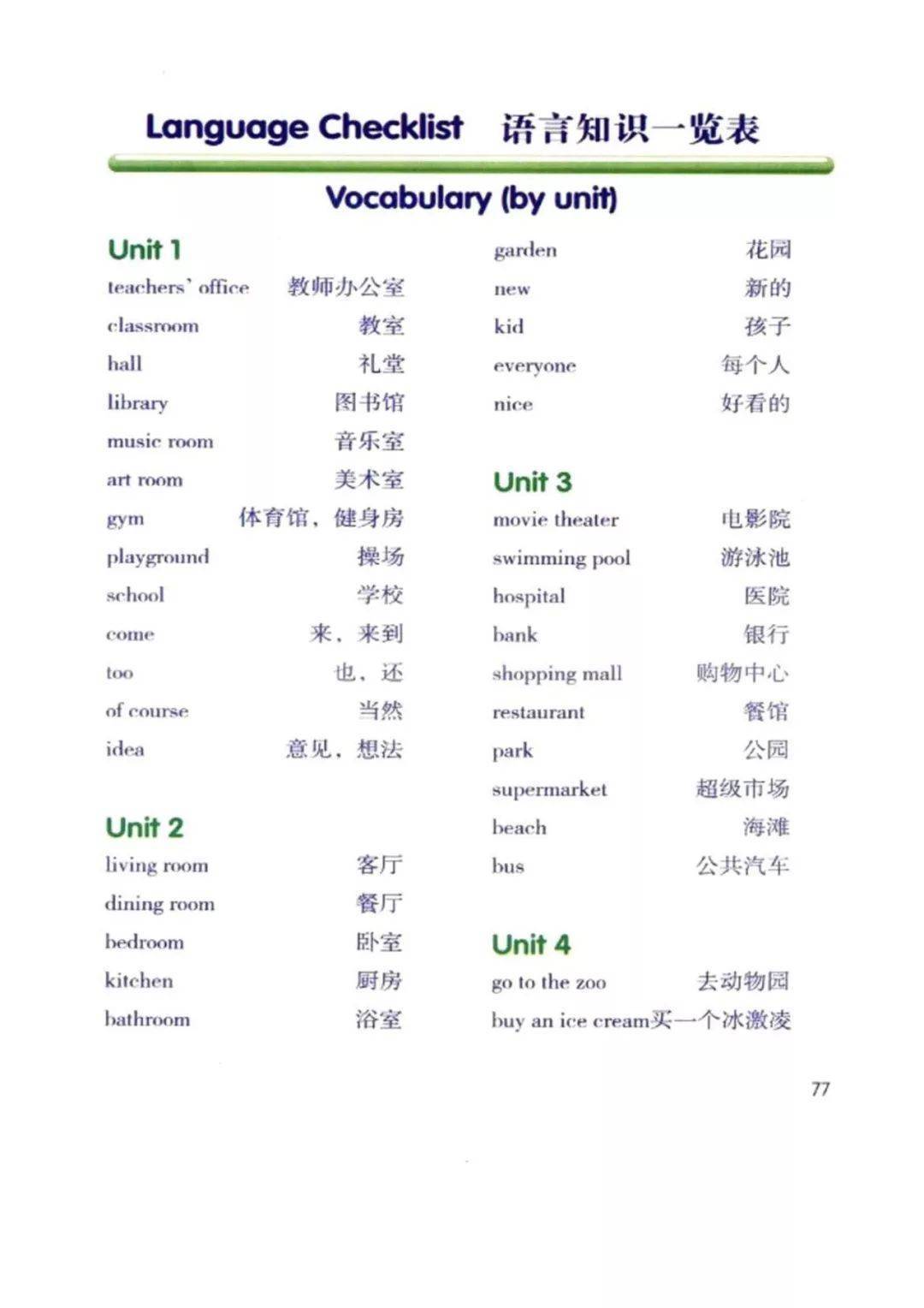 广东开心版四年级下册英语电子课本