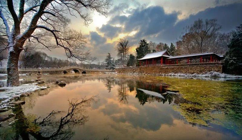 青州冬季旅游景点图片