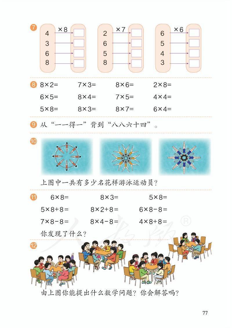 人教版二年级上册数学电子课本(高清完整版)