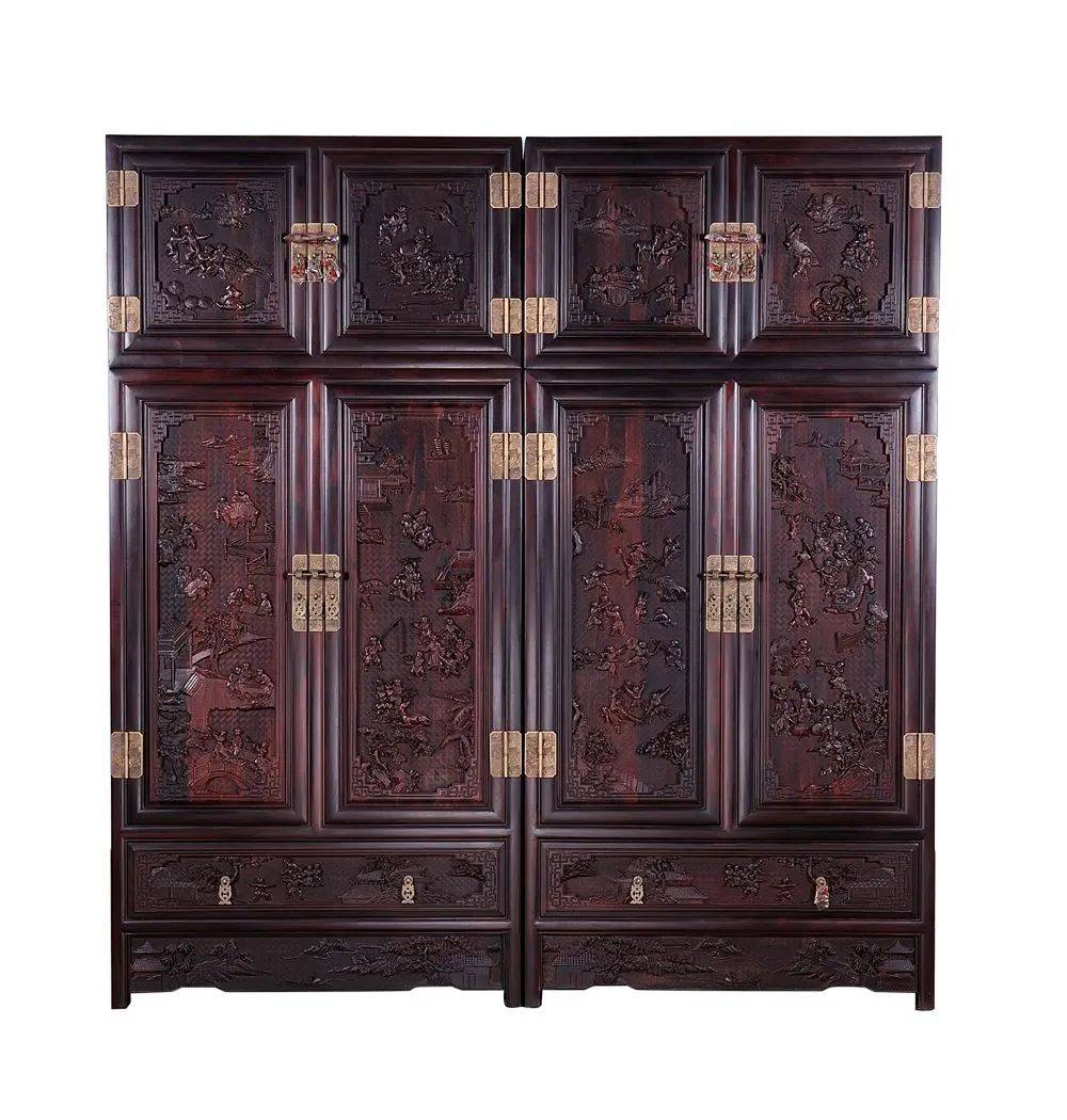 华颂红木|紫檀家具文化(一)_小叶_细节_清代