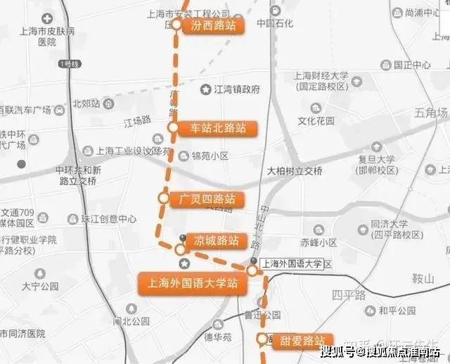 20號線沿廣中路而建,重點服務的依舊是大寧和沿線的商務區.