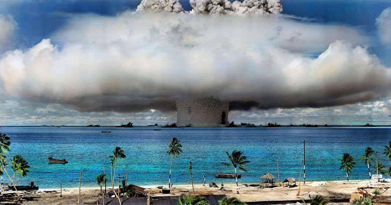马里亚纳海沟引爆核弹图片