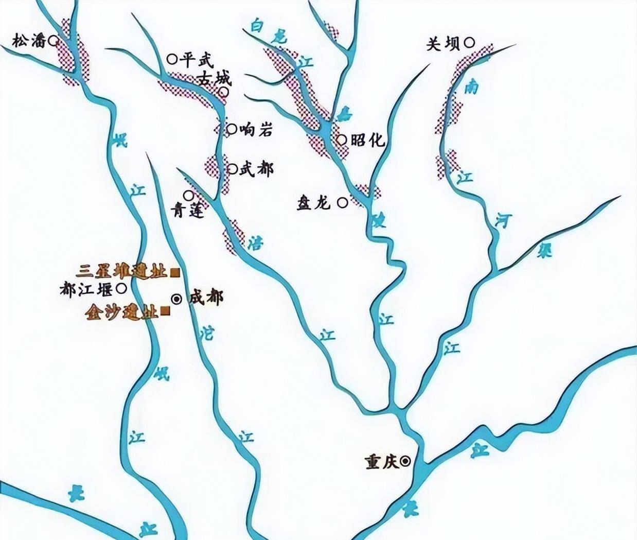 这还不算,我们再看看整个四川省的水系图:读到这里,你是不是有恍然