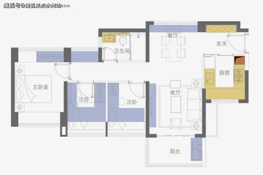 u型廚房 收納有序,洗切炒動線合理佈局,讓你愛上下廚房·高效收納