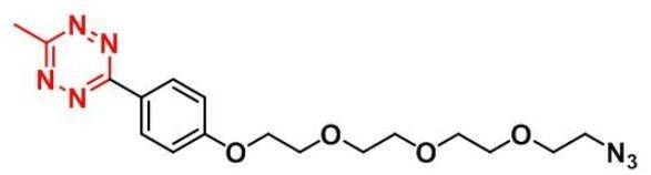 methyltetrazine peg4 n3,1802908-04-8,參與銅催化的