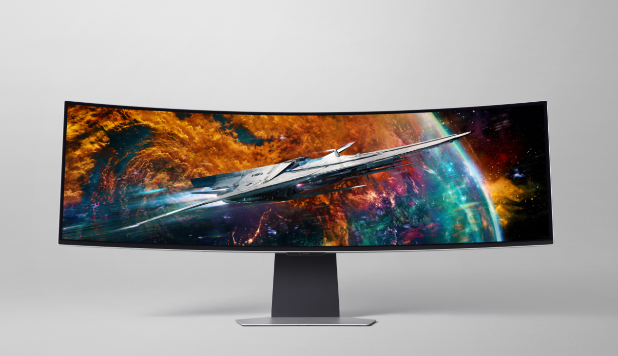 玩家对于游戏设备的要求也愈发严格,三星玄龙骑士电竞显示器oled g9(g