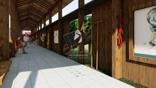 长廊悠悠通古今 教育步步达人心——校园文化长廊设计案例赏析_劳动