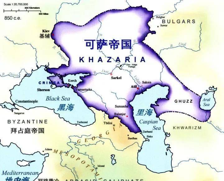 鲜为人知的可萨帝国,被罗斯人在拜占庭的配合下给灭了_可汗_皇帝_草原