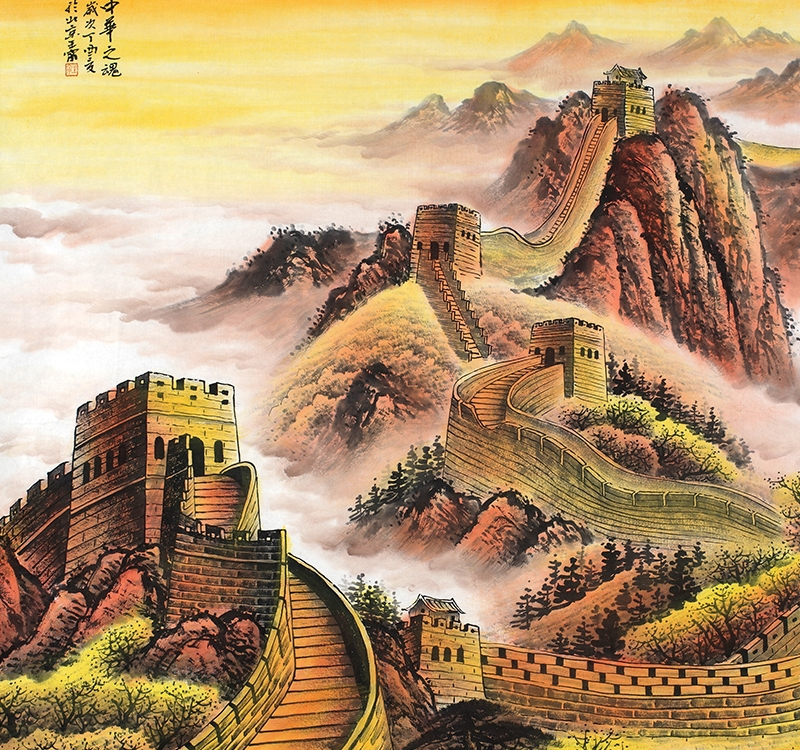 中国玄关风水字画推荐_作品