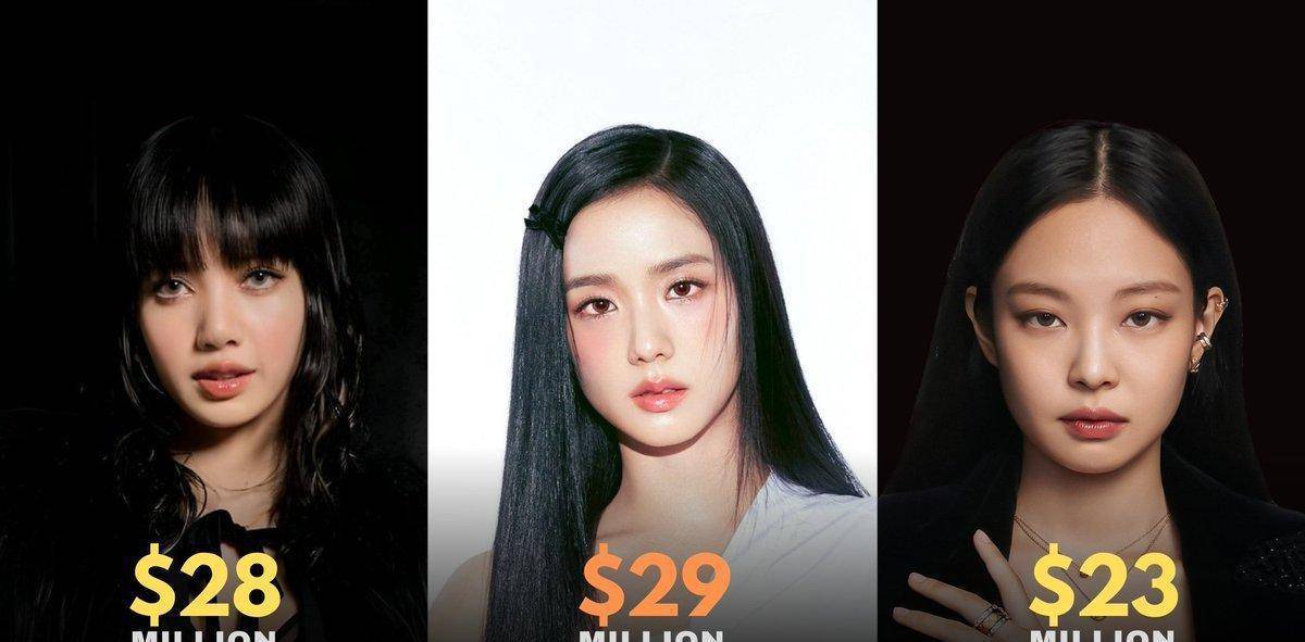 同样在舞台上大放异彩的还有blackpink的智秀,lisa,jennie等成员.