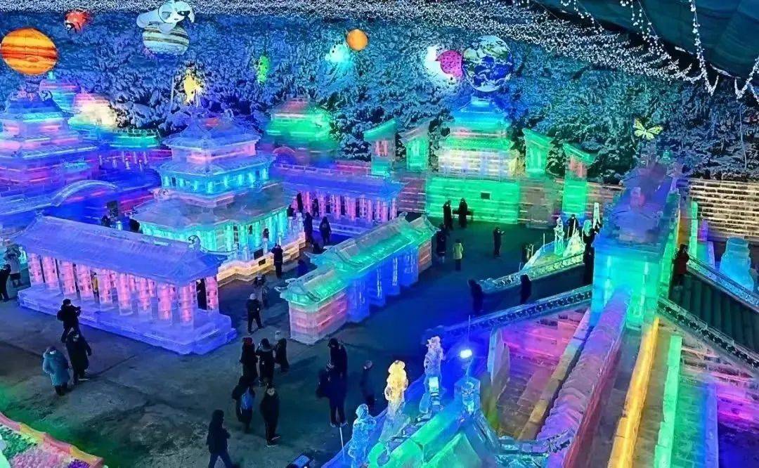 水立方雪景图片图片