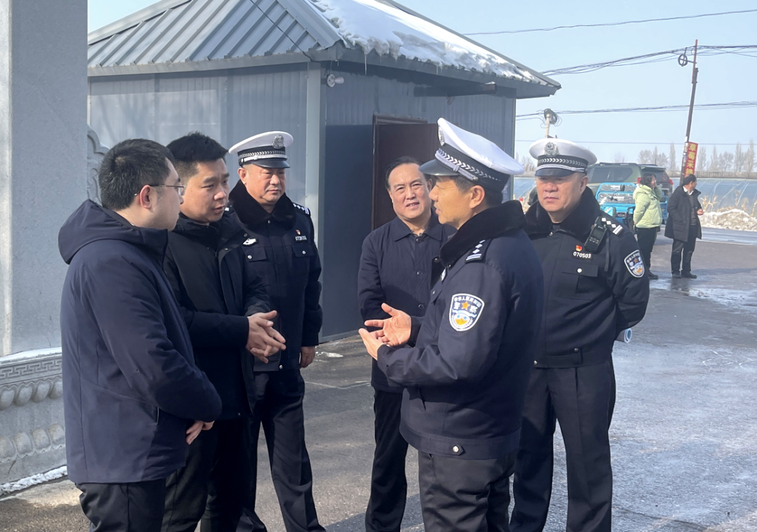 刘元丰在忻府区督导检查农村道路交通安全工作 | 平安春运 交警同行