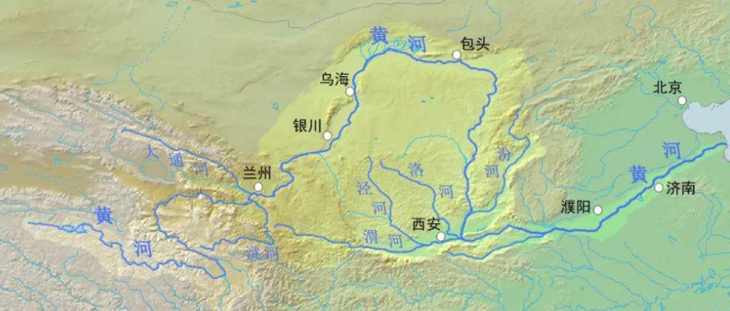 尽管黄河有很多支流,也构成了庞大的黄河水系,但黄河的水量,很多时候