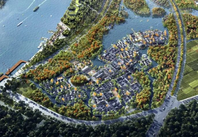 筠溪小镇效果图根据《浦东新区三林外环外地区生态专项规划(含筠溪