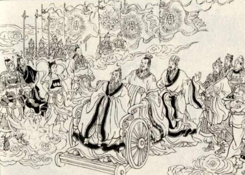 拉着自己前往西岐,而求贤若渴的文王便答应了此事,于是姜子牙乘坐鸾舆