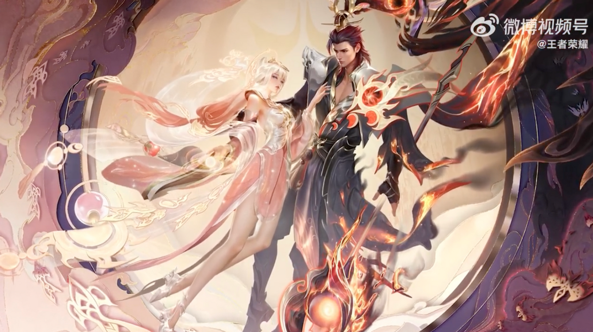 《王者荣耀》情人节皮肤惊艳上线,古风浪漫引爆玩家!