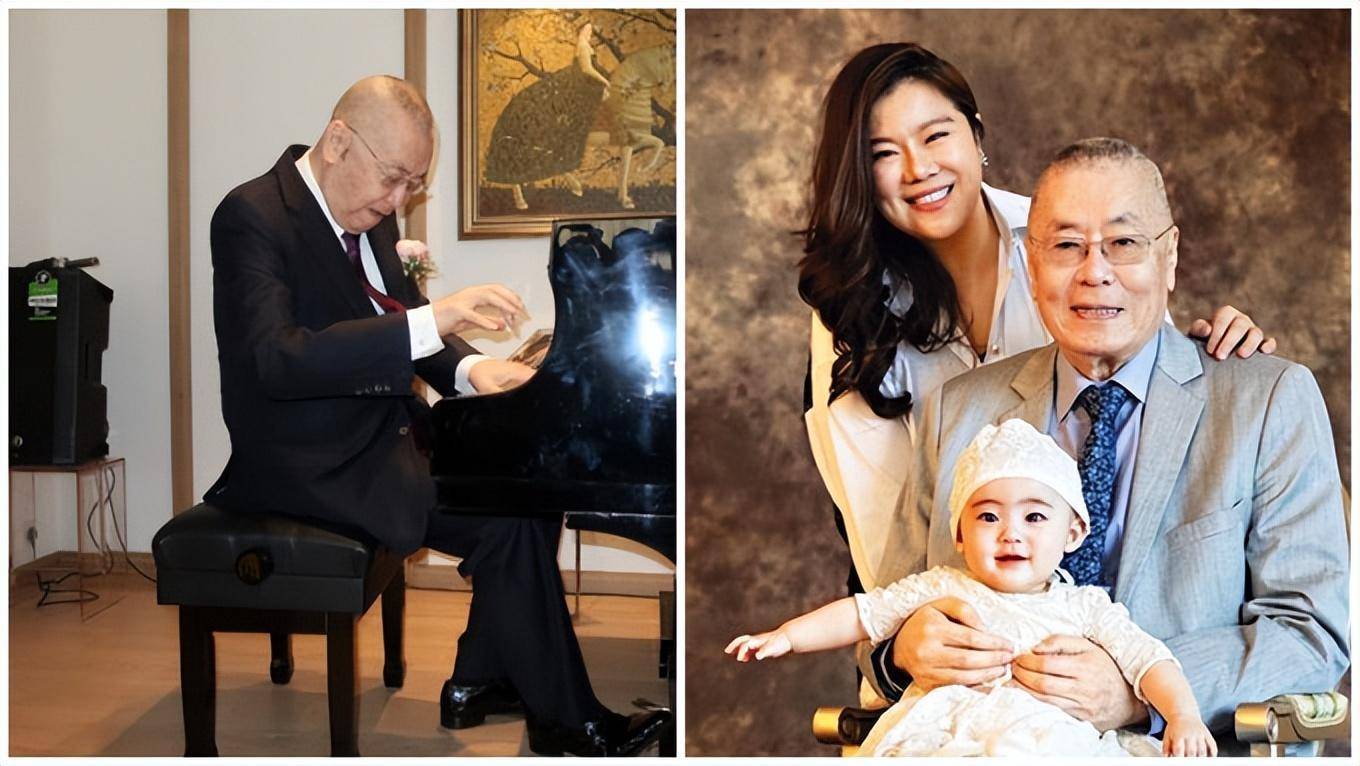 84岁刘诗昆情人节热吻娇妻,为照顾3岁女儿,跟4个月儿子变憔悴_孙颖