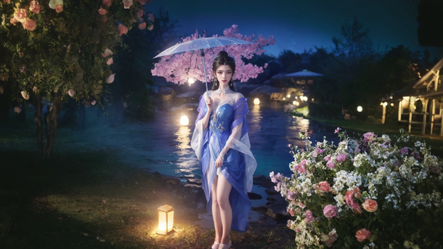 情人节限定,爱在仙界,李慕婉高清4k横屏壁纸,倾情奉献_憧憬_花朵_步伐