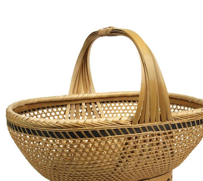 厨房食材收纳得以解决,全靠这些竹编收纳篮_纯手工_材质_创意