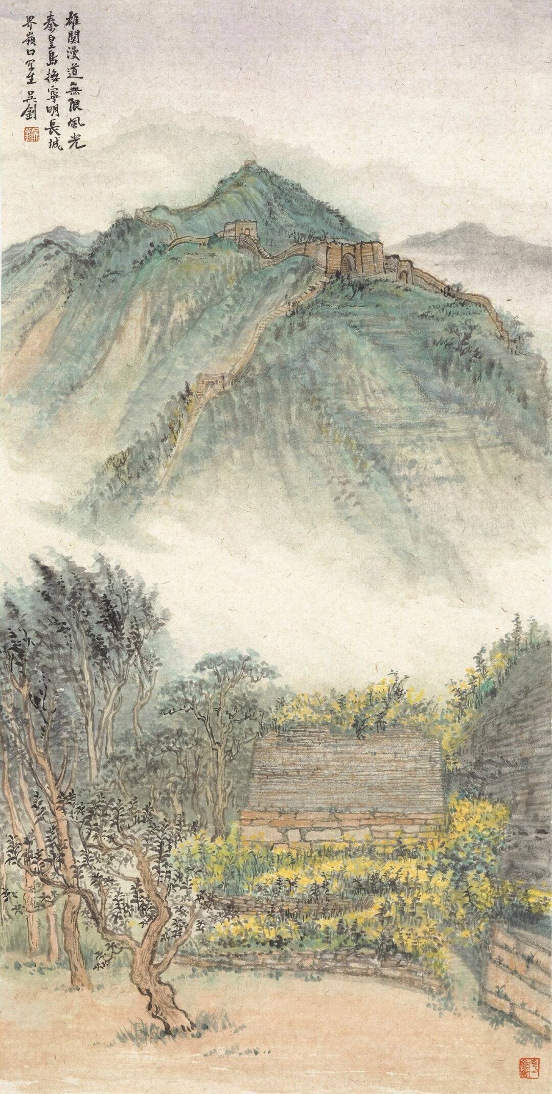 乱刀峪石壁峭立,溪谷幽深,但见石骨灌木,北国浑厚,丘壑开阖,壮我襟怀