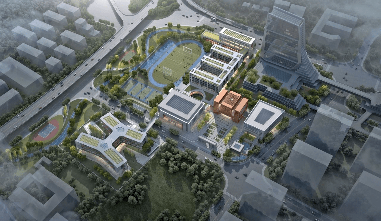 44亿元,规划建设42班实验中学,30班实验小学,总建面约9.