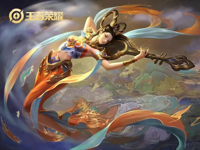 杨玉环霓裳曲皮肤亮点多,古典风范十足,仙气飘飘似仙女_英雄_的设计