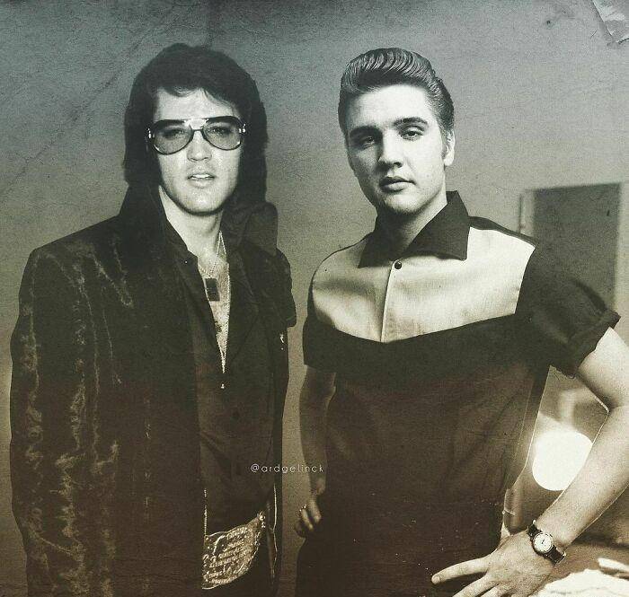 30位国际巨星的ps合照,颠覆你对巨星的印象_迈克尔